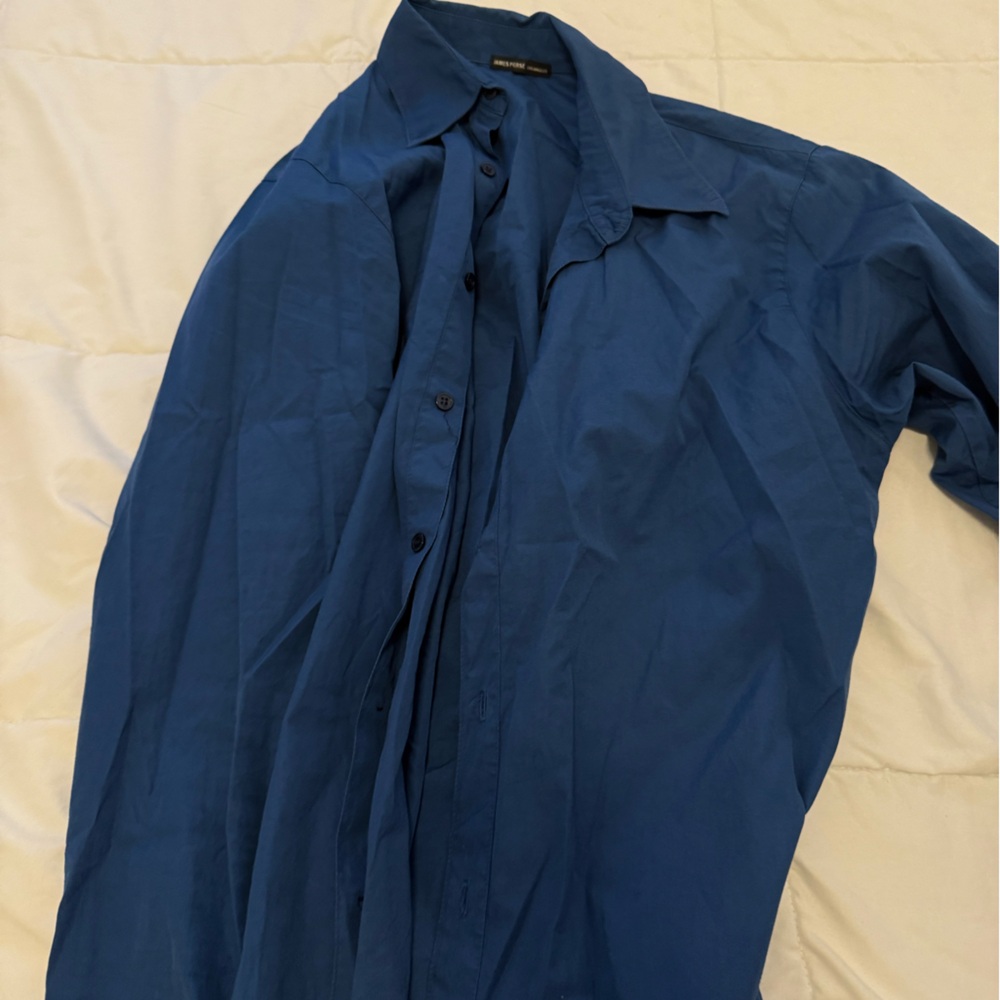 Blue James Perse button down size 4